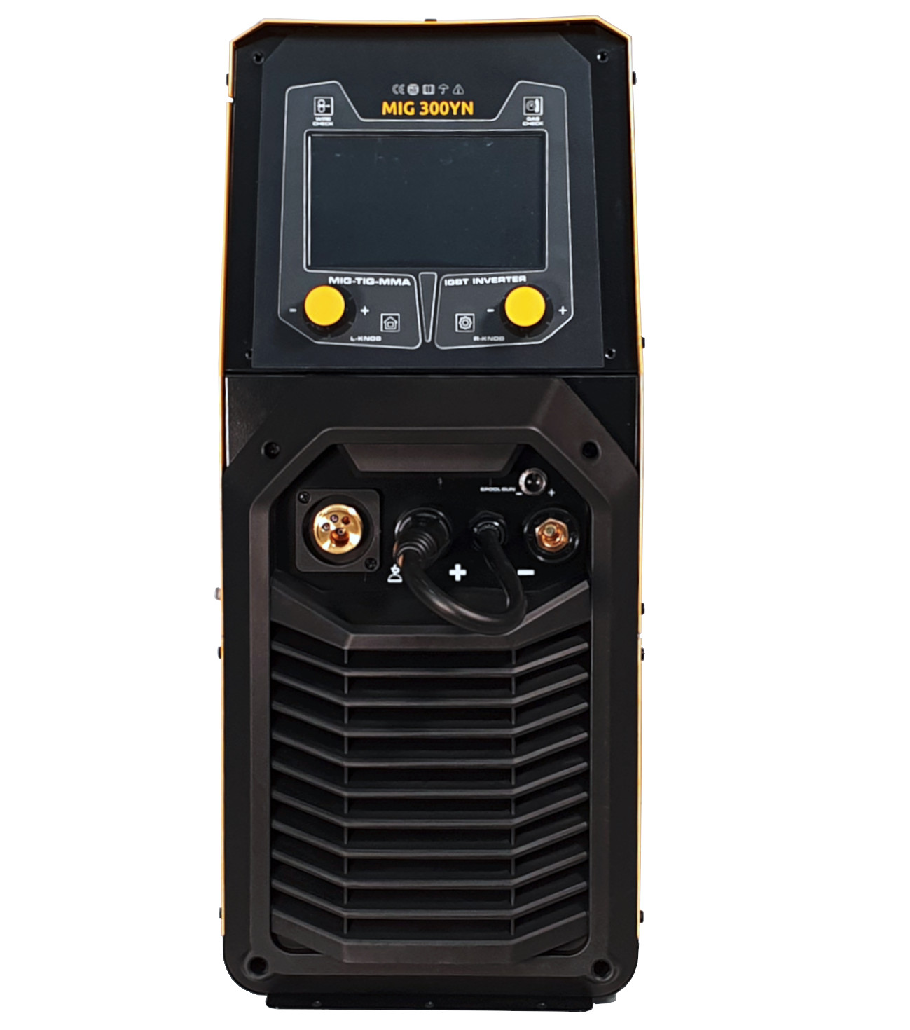 ProWELD MIG 300YN Stație industrială sudură 300A, TIG Lift, MMA, MIG pentru aluminiu, fontă, inox, LCD, bobină 15kg ProAdvanced PowerfulTools