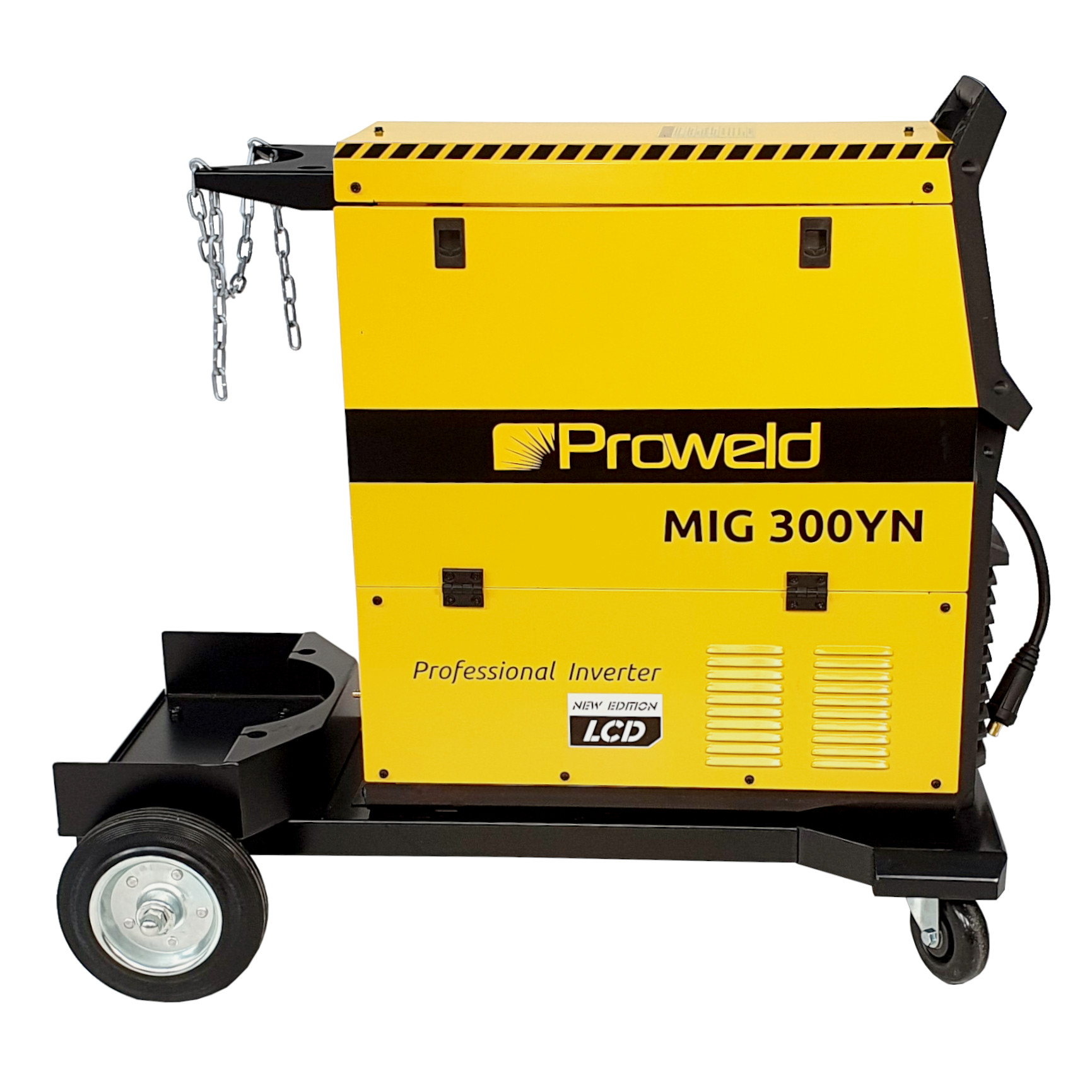ProWELD MIG 300YN Stație industrială sudură 300A, TIG Lift, MMA, MIG pentru aluminiu, fontă, inox, LCD, bobină 15kg ProAdvanced PowerfulTools
