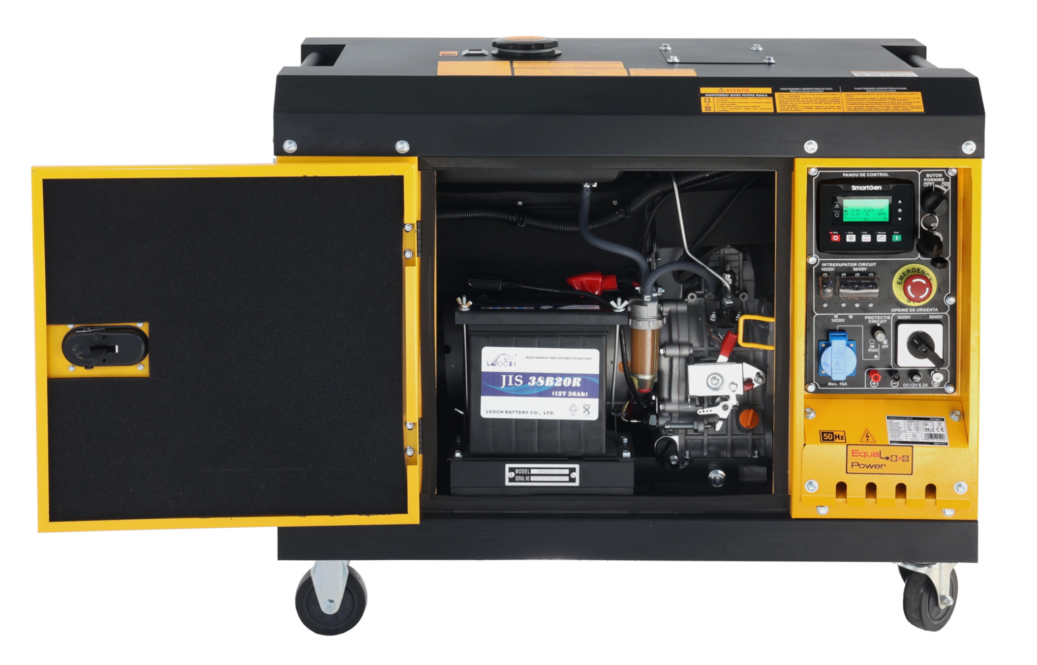 Stager YDE8600TA-TA3 V2 Generator insonorizat 7.5kVA, 3000rpm, dual, diesel, pornire electrica ProAdvanced PowerfulTools