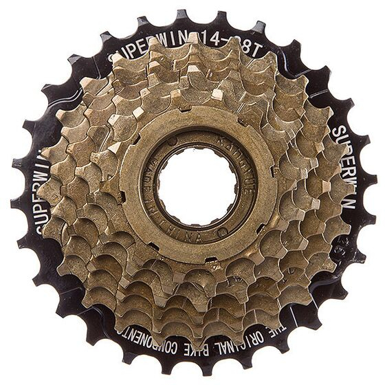 Pinion 7 viteze KFW-774-C, secvential, 14-34T, negru Ultimate FactoryBikes