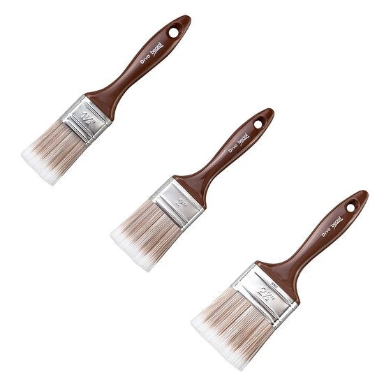Set 3 pensule vopsele pentru lemn, 38, 50, 63 mm, Beorol Wood Painting GartenVIP DiyLine