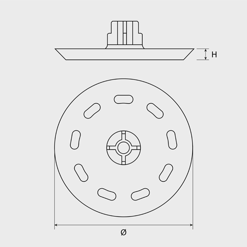 Saiba plastic 30 mm pentru pistol Force ONE (100 buc.) - CELO 30AP SafetyGuard Surveillance
