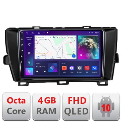 Navigatie Toyota Prius 2009-2014 B-TY39 Android Ecran QLED octa core 4+64 carplay android auto KIT-TY39+EDT-E309V3 CarStore Technology