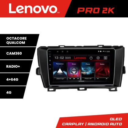 Navigatie Toyota Prius 2009-2014 Lenovo Kit-TY39 8 core QLED 2K 4+64 360 Android Waze USB Navigatie Internet Youtube Radio CarStore Technology