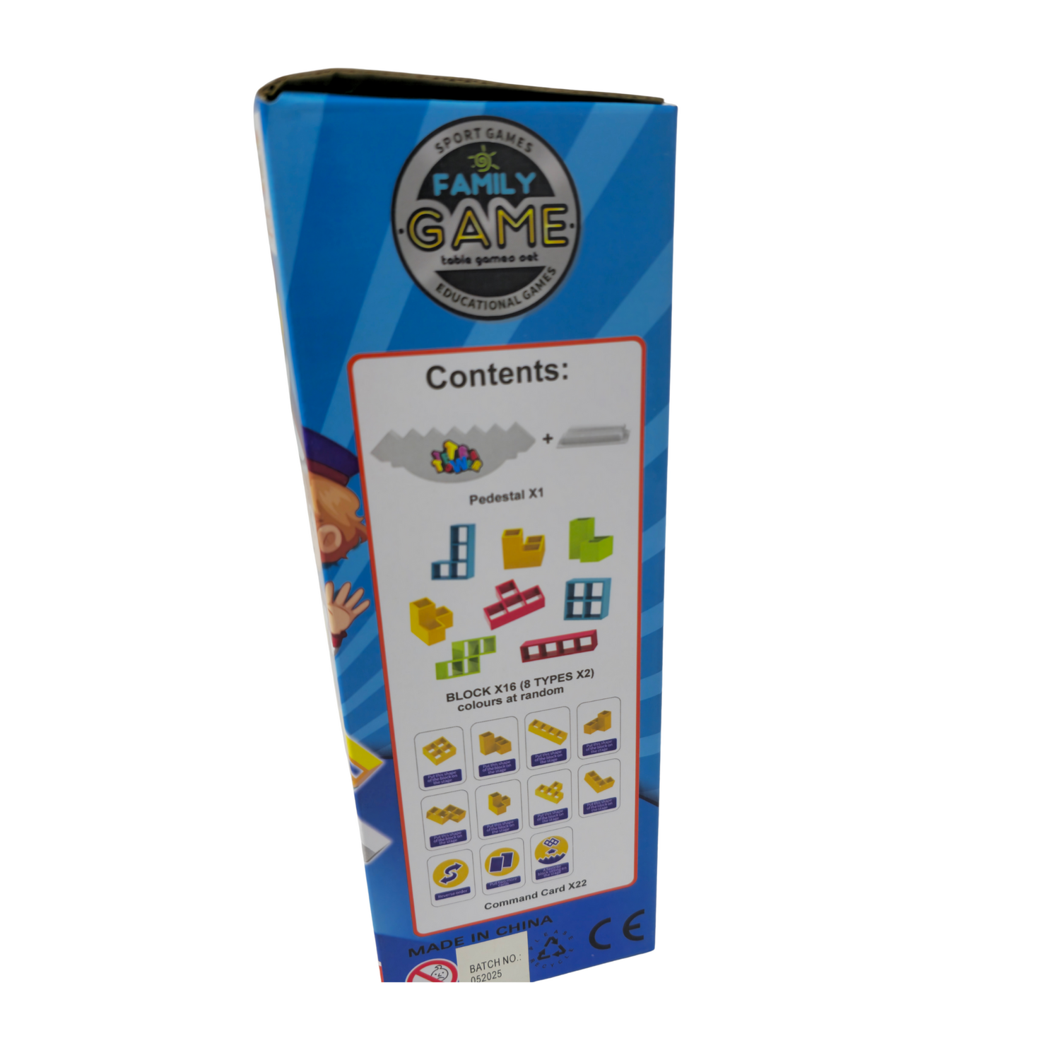 Joc logica - Turnulet Tetra (16 piese) PlayLearn Toys