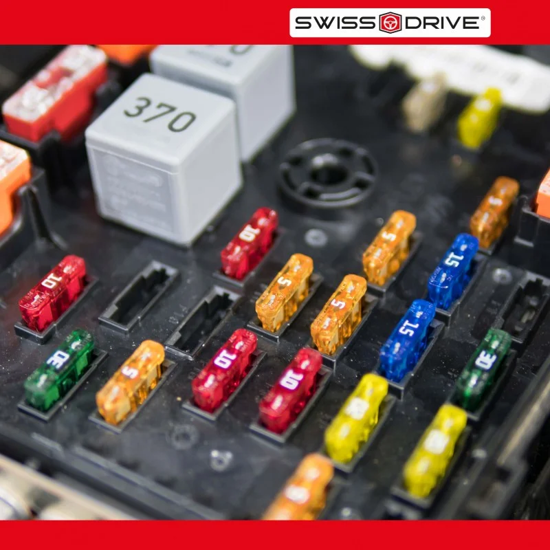 Set sigurante + tester 12V, sigurante de la 2A la 75A, SWISS Drive, 29 de bucati AutoDrive ProParts