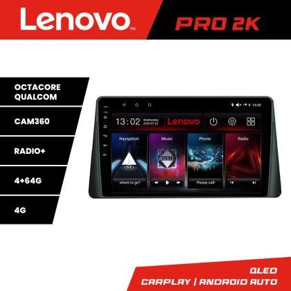Navigatie Ford Focus 4 Kuga 2018-2023 Lenovo core QLED 2K 4+64 360 Android Waze USB Navigatie Internet Youtube Radio CarStore Technology