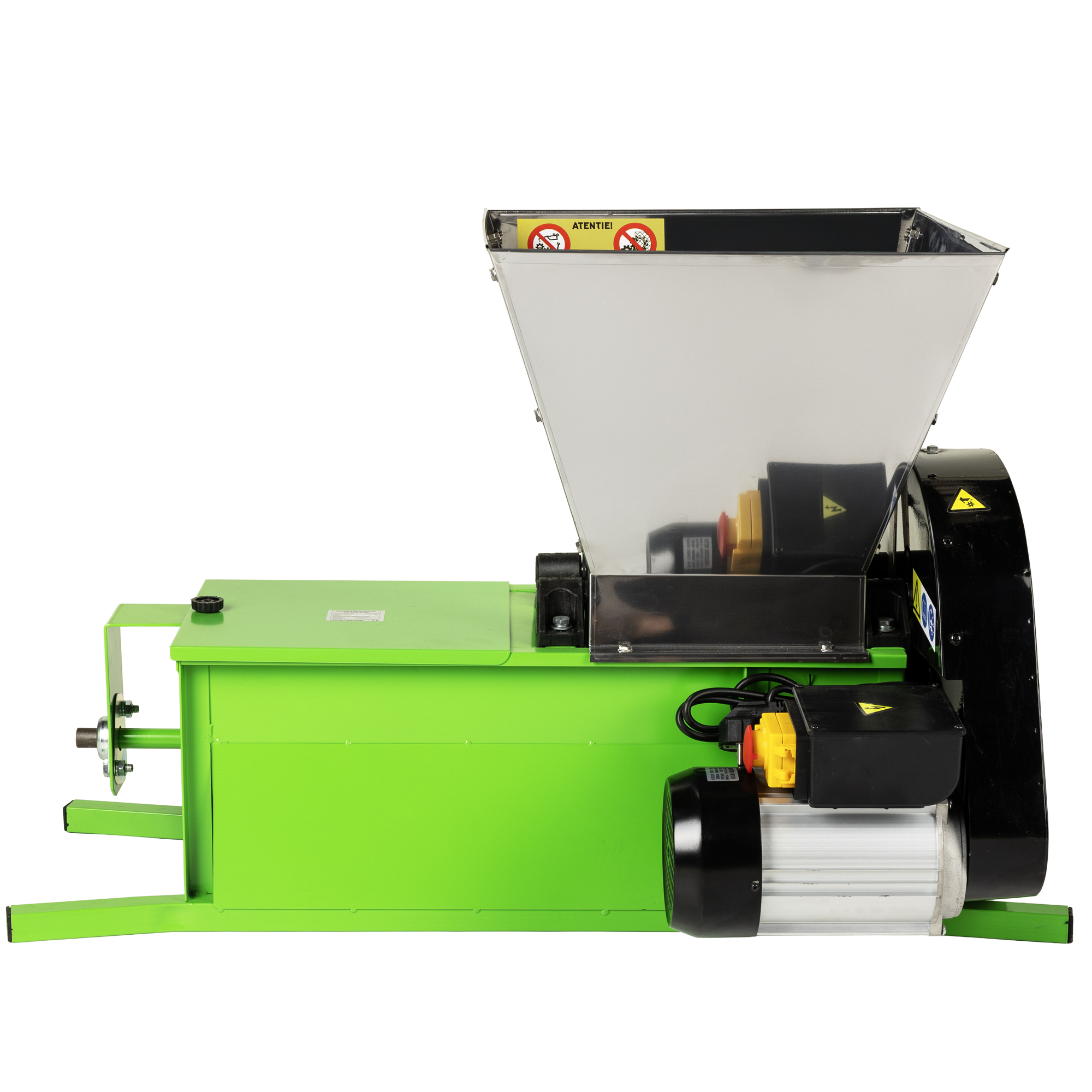 Zdrobitor struguri electric Micul Fermier 0.55kW, cuva 30L, capacitate maxima de productie 1000 Kg/h, cu desciorchinator FarmGarden AgroTrade