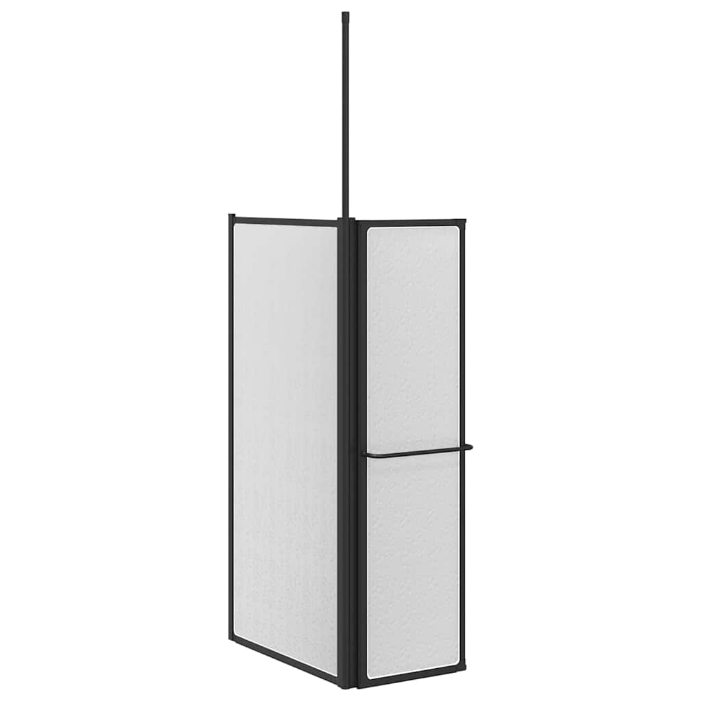 Paravan cadă duș în formă de L 70x120x137 cm 4 panouri pliabil  GartenMobel Dekor