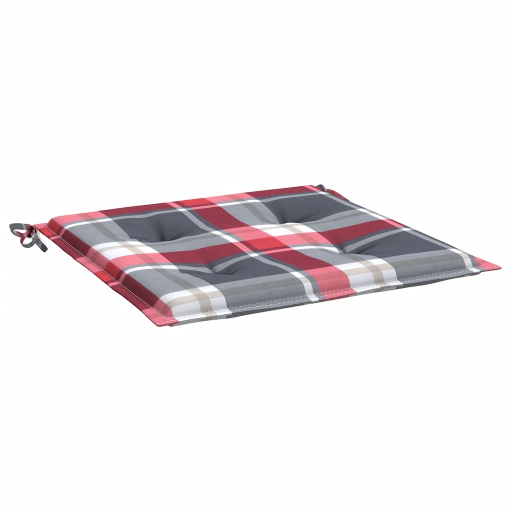 Perne de scaun model carouri, 6 buc., 40x40x3 cm, textil Oxford GartenMobel Dekor