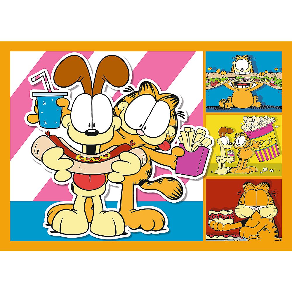 PUZZLE 4IN1 LUI GARFIELD II PLACE LASAGNA SuperHeroes ToysZone