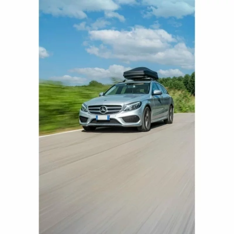 Box 400 cutie portbagaj ABS 400 l - Negru embosat Garage AutoRide