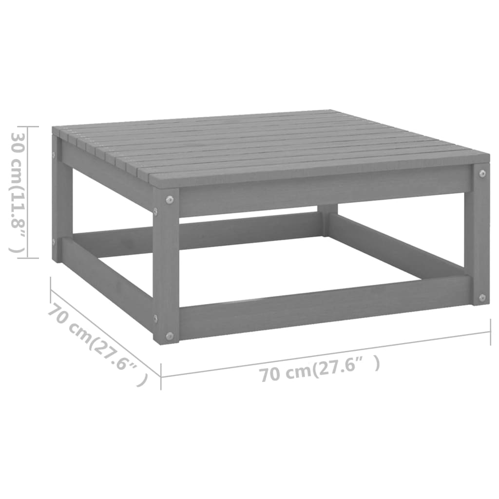 Set mobilier de grădină cu perne, 6 piese, lemn masiv de pin GartenMobel Dekor