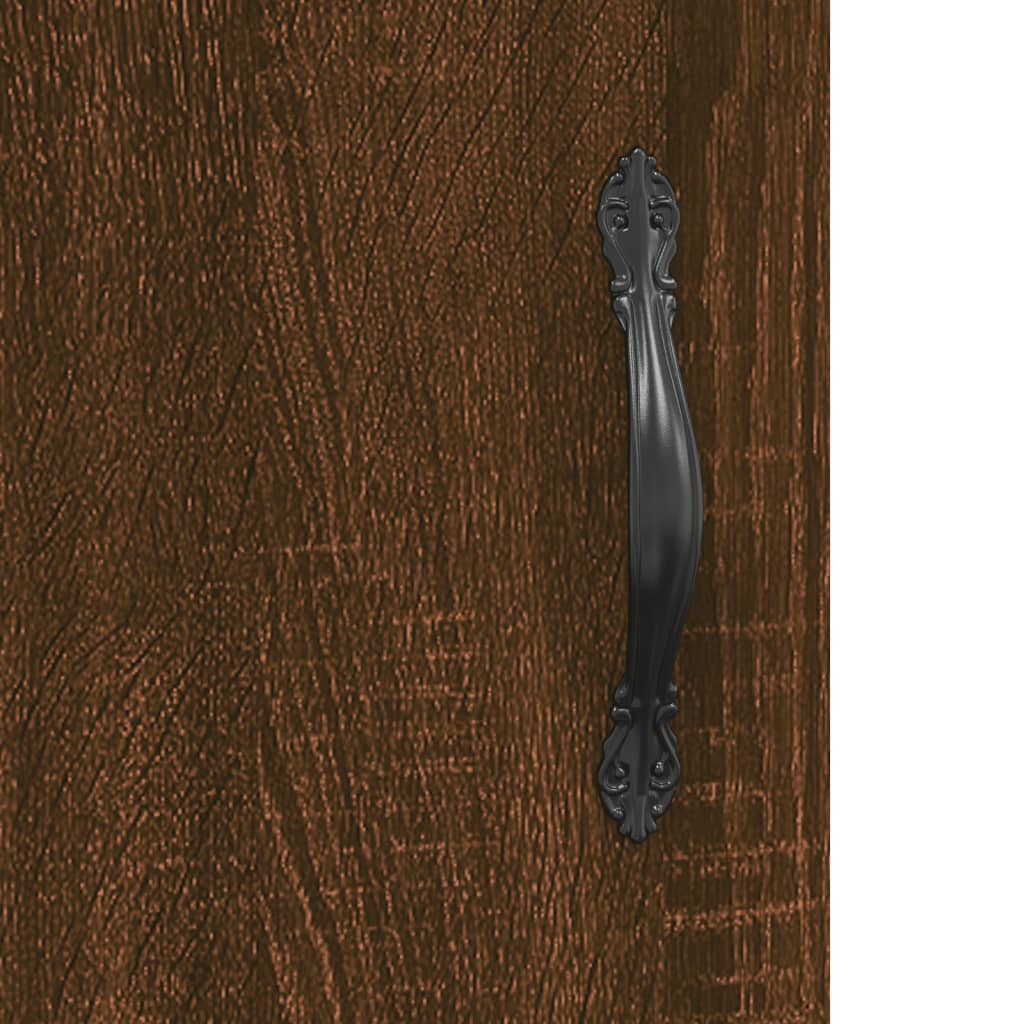 Dulap înalt, stejar maro, 69,5x34x180 cm, lemn compozit GartenMobel Dekor