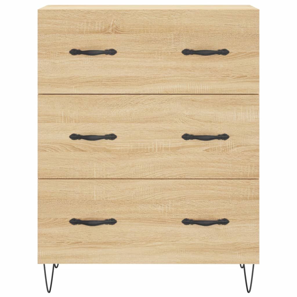 Dulap înalt, stejar sonoma, 69,5x34x180 cm, lemn compozit GartenMobel Dekor