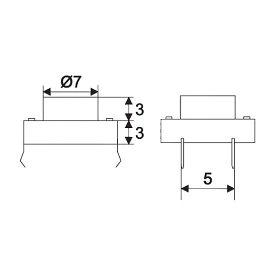 Microintrerupator 1 circuit 0,05A-12VDC OFF-(ON) Best CarHome