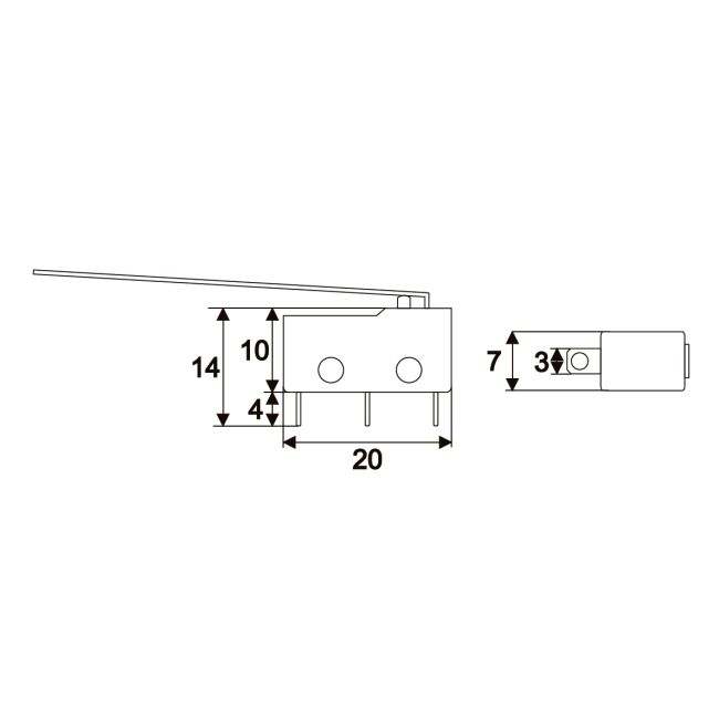 Microintrerupator 1 circuit 5(2)A-250V ON-ON Best CarHome