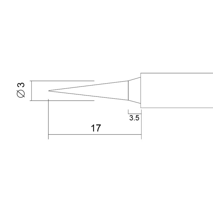 Varf ciocan de lipit 280032buc/blister Best CarHome