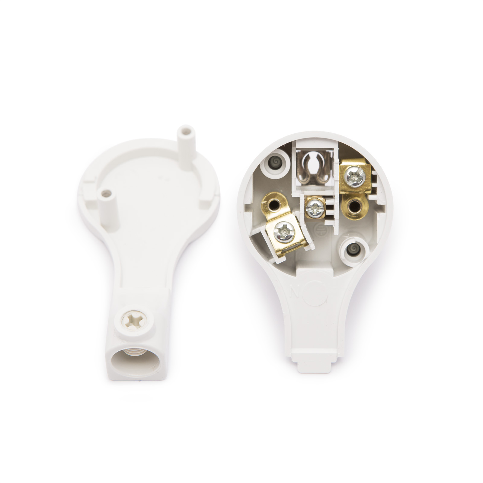 05950WH - Fisa volanta 250V~50Hz / 16A - alb- 90° Best CarHome