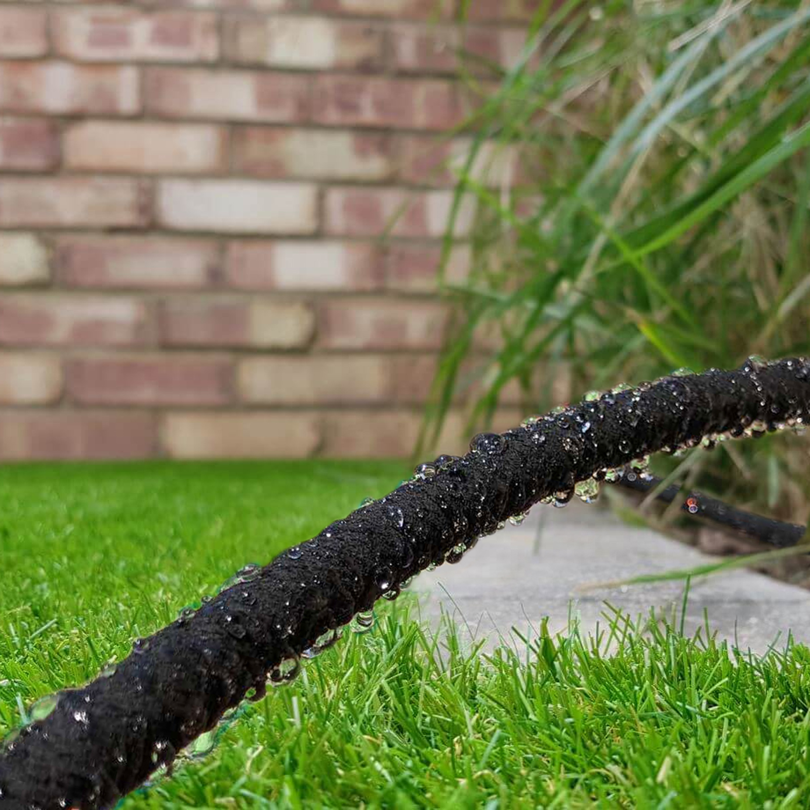 Furtun poros pentru irigare prin picurare, cu racorduri rapide, 20 m negru Best CarHome