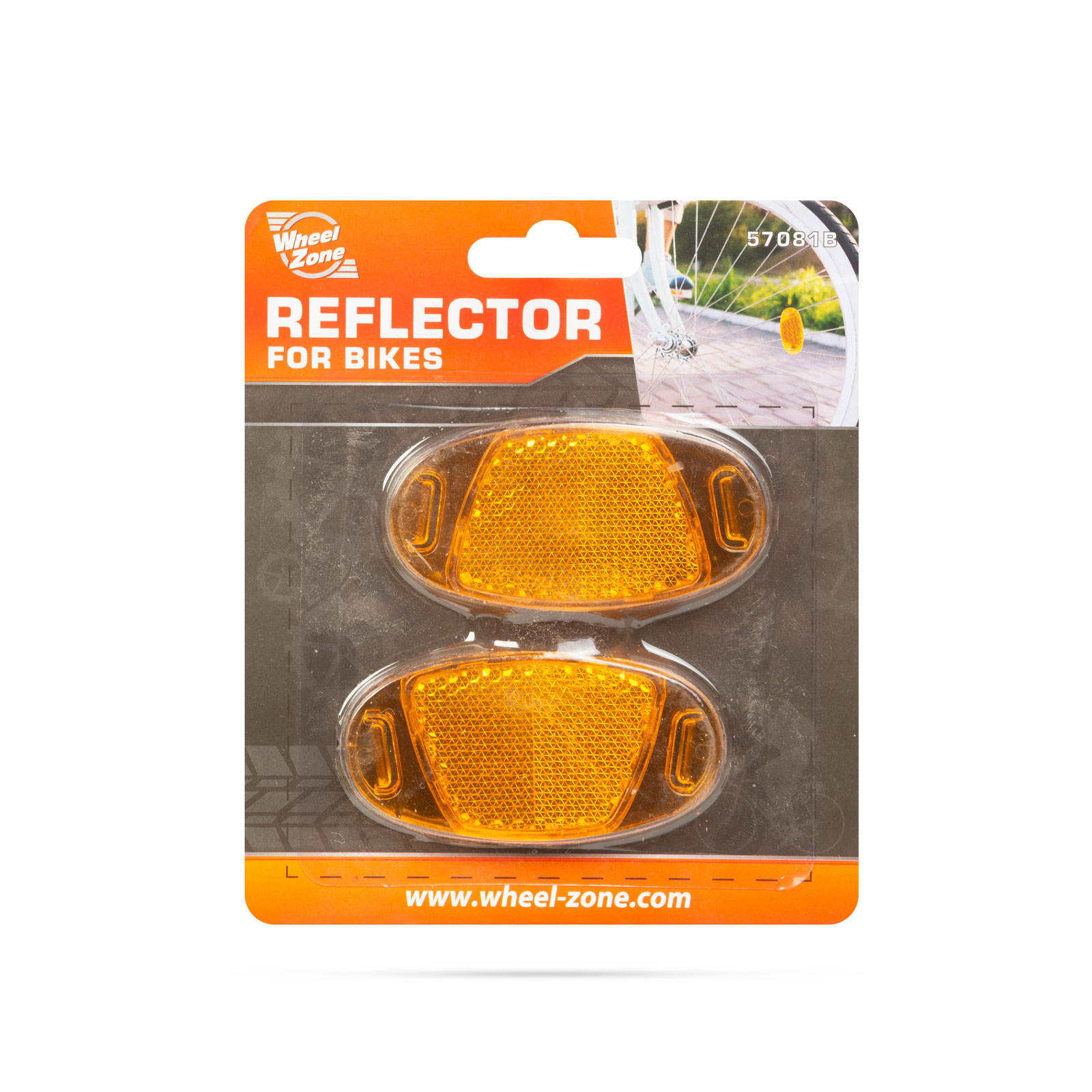 Wheel Zone - Prismă catadioptru pentru spiţe - 72 x 36 mm - 2 buc. / pachet Best CarHome
