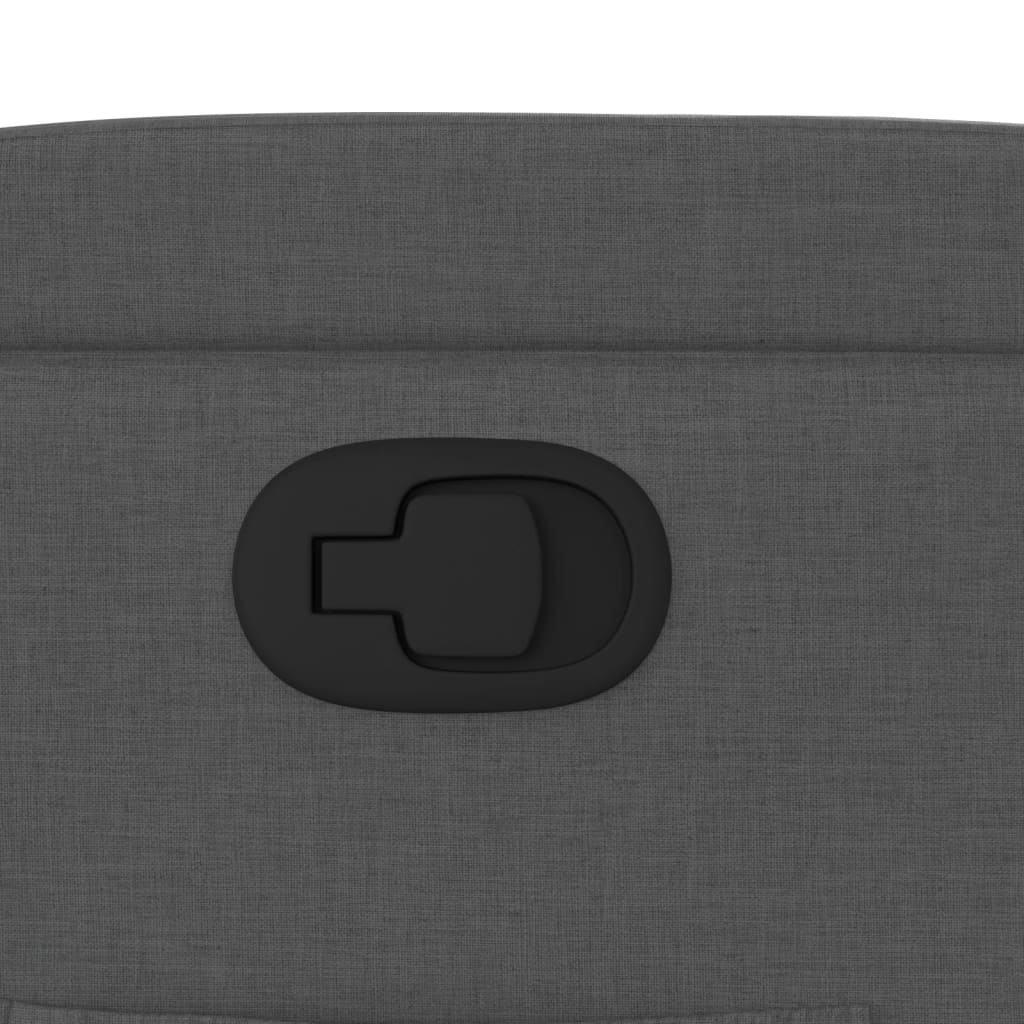 Fotoliu rabatabil gri închis, material textil GartenMobel Dekor