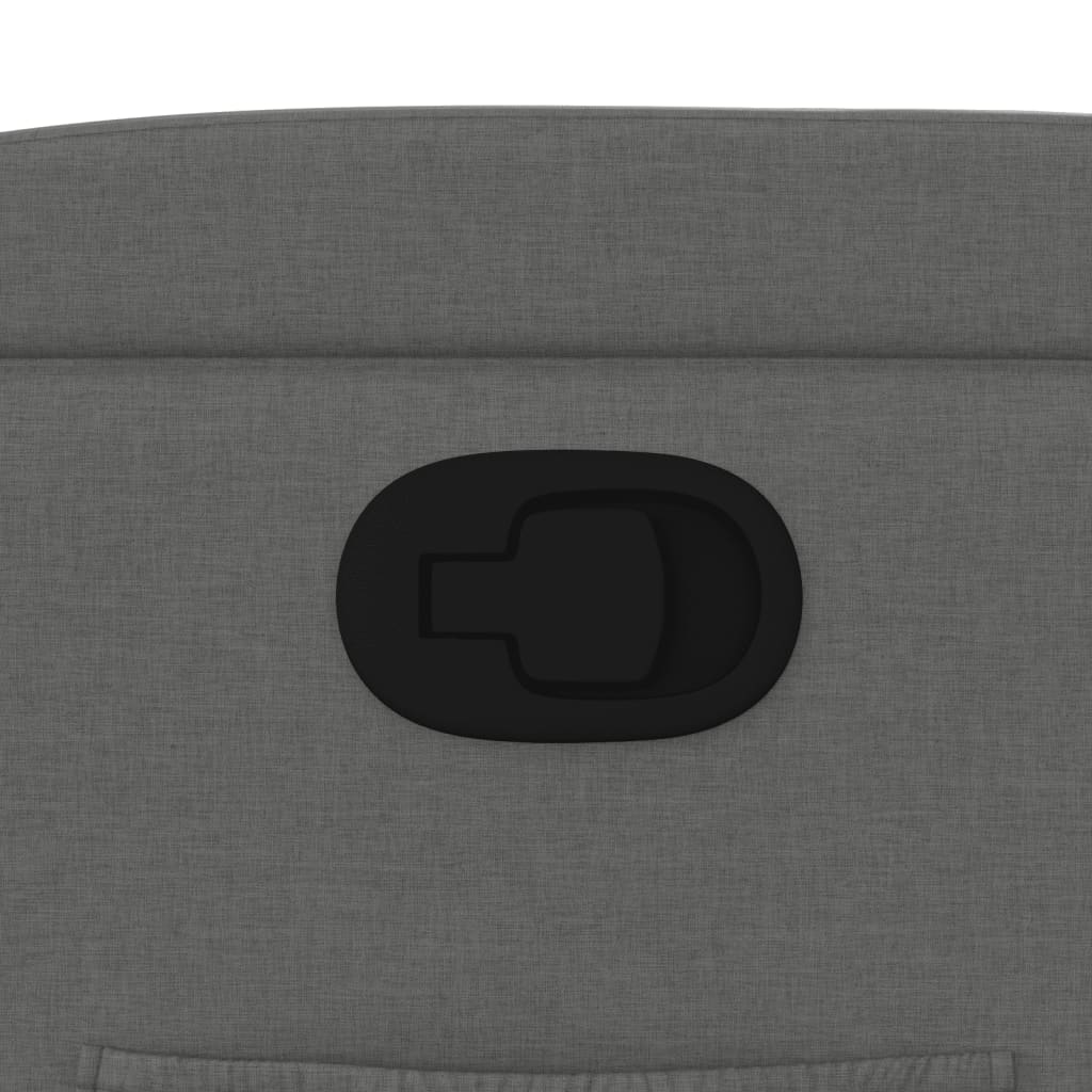 Fotoliu rabatabil gri închis, material textil GartenMobel Dekor