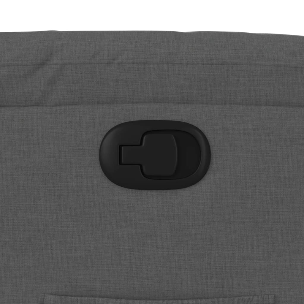 Fotoliu rabatabil gri închis, material textil GartenMobel Dekor