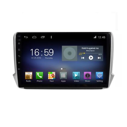 Navigatie Peugeot 208 2008 F-PSA Octa Core cu Android Radio Bluetooth Internet GPS WIFI DSP Octa Core 8+128GB 4G CarStore Technology