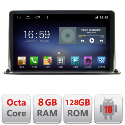 Navigatie universala 2 din 9 inch Octa Core cu Android Radio Bluetooth Internet GPS WIFI DSP 8+128GB 4G F-2din-1 CarStore Technology