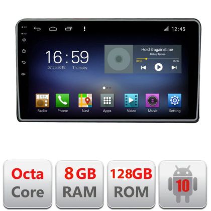 Navigatie Eclipse Cross 2019- F-eclipse Octa Core cu Android Radio Bluetooth Internet GPS WIFI DSP 8+128GB 4G CarStore Technology