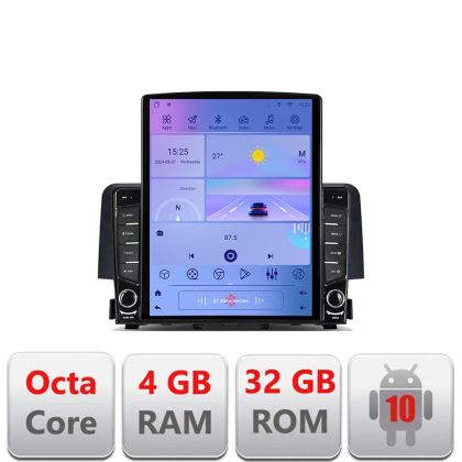 Navigatie Honda Civic 2016-2020 G-669 ecran tip TESLA 9.7