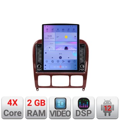Navigatie Mercedes Clasa S 1998-2005 K-220 ecran tip TESLA 9.7