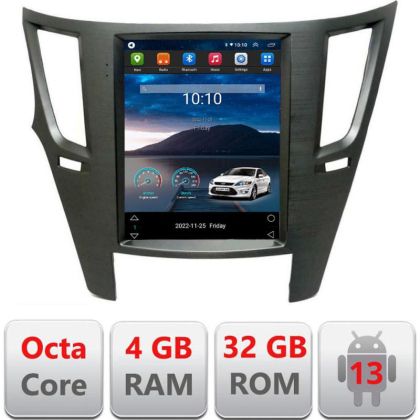 Navigatie tip Tesla Subaru Legacy si Outback 2010-2014 radio gps internet 8Core 4G carplay android auto 4+32 kit-tesla CarStore Technology