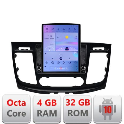 Navigatie Ford Transit 2019- varianta cu ecran de fabrica Android radio gps internet Octa Core 4+64 LTE Kit-transit-2019-b+EDT-E709 CarStore Technology