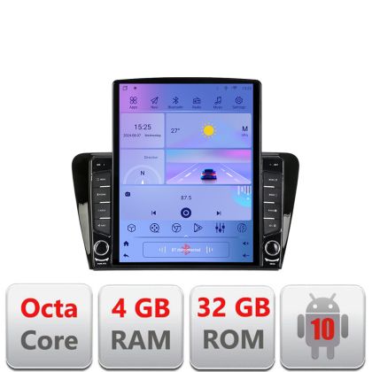 Navigatie Skoda Rapid Seat Toledo 2013+ Android radio gps internet Octa Core 4+64 LTE Kit-rapid+EDT-E709 CarStore Technology