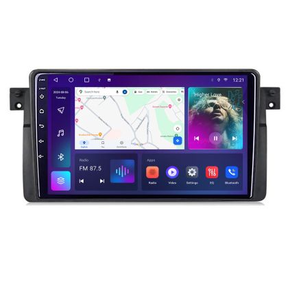 Navigatie BMW Seria 3 E46 B-052 Android Ecran QLED octa core 4+64 carplay android auto KIT-052+EDT-E309V3 CarStore Technology