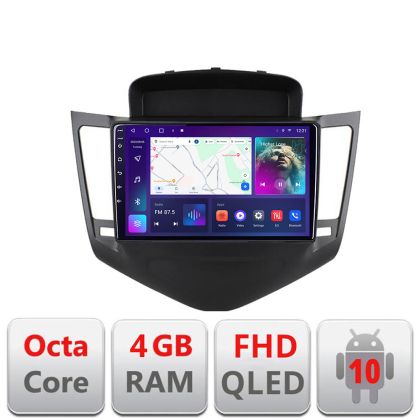 Navigatie Chevrolet Cruze B-045 Android Ecran QLED octa core 4+64 carplay android auto KIT-045+EDT-E309V3 CarStore Technology