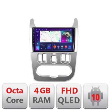 Navigatie Dacia Duster 2010-2012 B-099 Android Ecran QLED octa core 4+64 carplay android auto KIT-099+EDT-E309V3 CarStore Technology