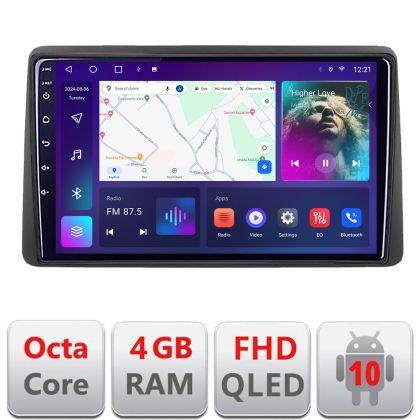 Navigatie Dacia Duster dupa 2019 B-199 Android Ecran QLED octa core 4+64 carplay android auto KIT-199+EDT-E310V3 CarStore Technology