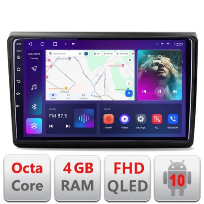 Navigatie Fiat BRAVO 2007-2014 B-BRAVO Android Ecran QLED octa core 4+64 carplay android auto KIT-BRAVO+EDT-E309V3 CarStore Technology