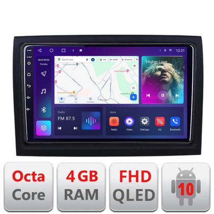 Navigatie Fiat ducato 2006- B-DUCATO Android Ecran QLED octa core 4+64 carplay android auto KIT-ducato+EDT-E309V3 CarStore Technology