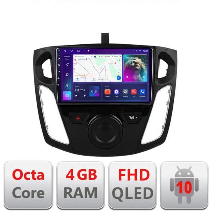 Navigatie Ford Focus 3 B-150 Android Ecran QLED octa core 4+64 carplay android auto KIT-150+EDT-E309V3 CarStore Technology