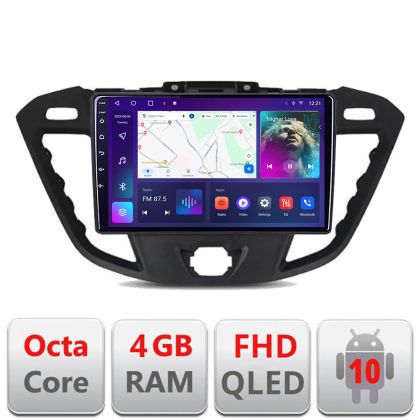 Navigatie Ford Transit Quad Core B-845 Android Ecran QLED octa core 4+64 carplay android auto KIT-845+EDT-E309V3 CarStore Technology