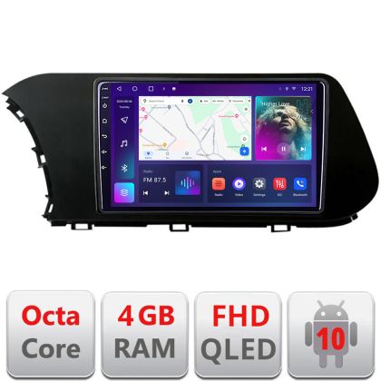 Navigatie HHyundai I20 2020- B-i20 Android Ecran QLED octa core 4+64 carplay android auto KIT-i20+EDT-E310V3 CarStore Technology