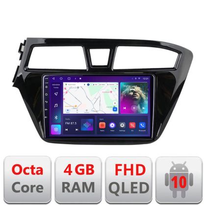 Navigatie HHyundai i20 2015-2018 B-517 Android Ecran QLED octa core 4+64 carplay android auto KIT-517+EDT-E309V3 CarStore Technology