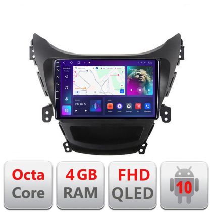 Navigatie Hyundai Elantra 2011-2013 B-092 Android Ecran QLED octa core 4+64 carplay android auto KIT-092+EDT-E309V3 CarStore Technology