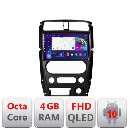 Navigatie Jimny 2007-2016 B-JIMNY07 Android Ecran QLED octa core 4+64 carplay android auto KIT-Jimny07+EDT-E309V3 CarStore Technology