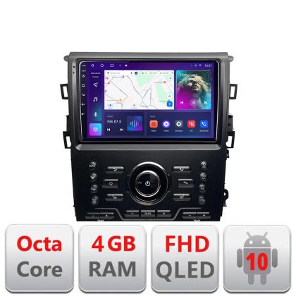 Navigatie Mondeo MK5 SYNC2 si SYNC 3 2015-2022 Android Ecran QLED octa core 4+64 carplay android auto KIT-377-sync+EDT-E309V3 CarStore Technology