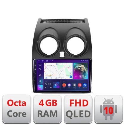Navigatie Nissan Qashqai B-499 Android Ecran QLED octa core 4+64 carplay android auto KIT-499+EDT-E309V3 CarStore Technology